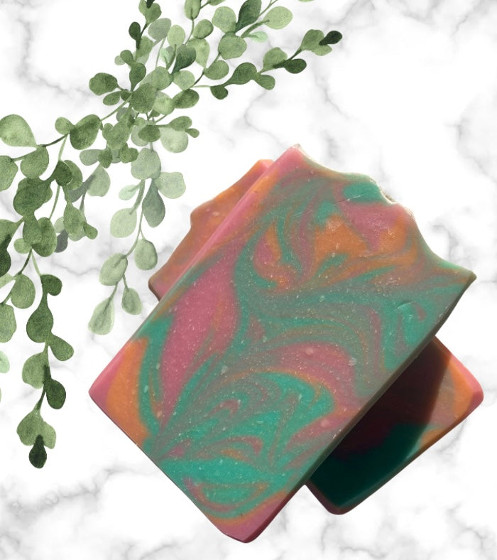 Grapefruit + Mint Goat Milk Soap
