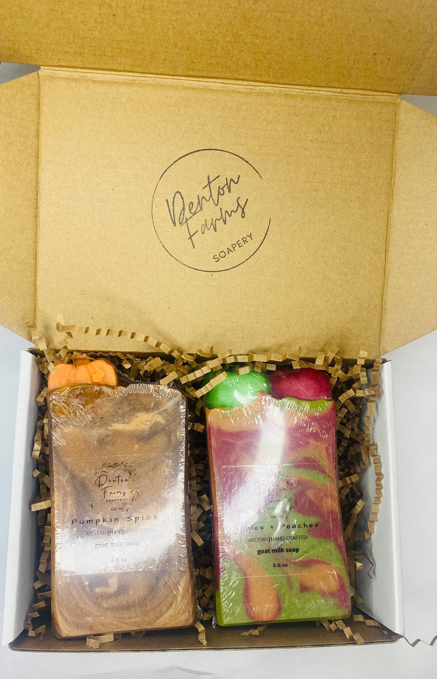 Set of 2 soap gift box
