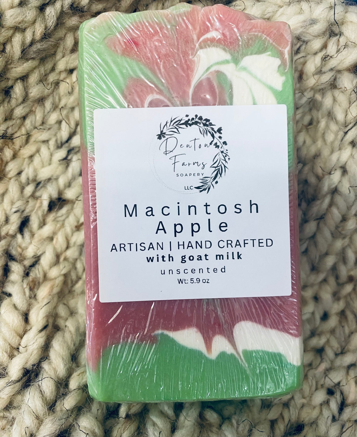 Macintosh Apple Goat Milk Soap