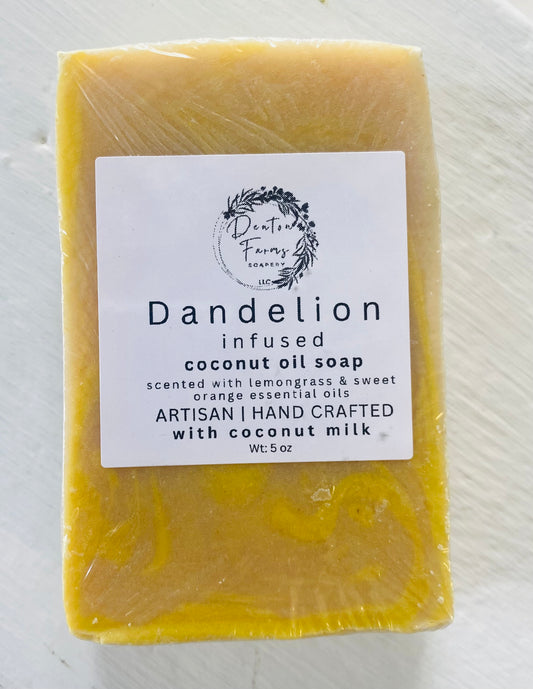 Dandelion Infused Coconut Oil Soap
